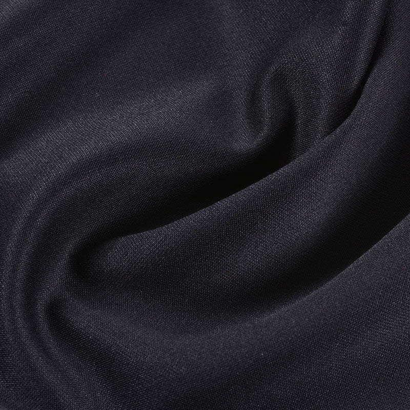 100% Polyester Scuba Knit Fabric, 280 gsm, 160 cm — Black