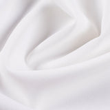 Polyester Stretch Linen-Look Fabric, 200 gsm, 160 cm — White