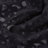 Polyester Stretch Scuba Knit Fabric, 280 gsm, 152 cm — Black