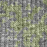 Green Abstract Rib Knit, Poly-Cotton — texture