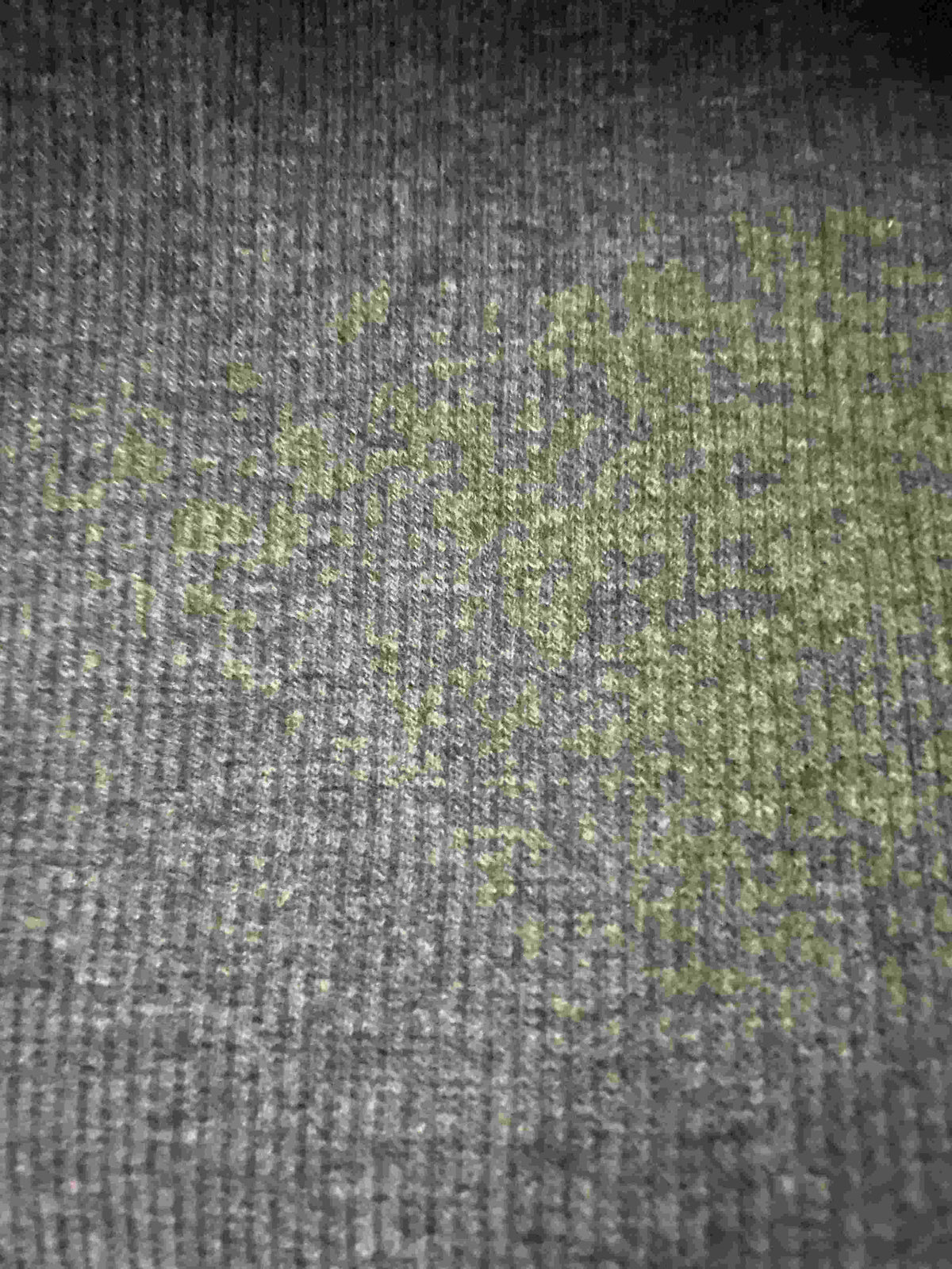Green Abstract Rib Knit, Poly-Cotton