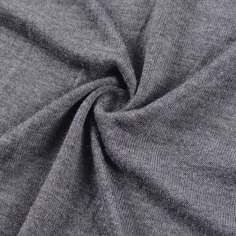 Grey Heather Jersey Knit, Viscose