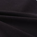 Heather Polyester Cotton Stretch Rib Knit Fabric, 259 gsm, 115 cm — Black