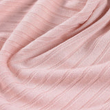 Viscose Stretch Rib Knit Fabric, 185 gsm, 115 cm — Pink — texture
