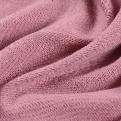 100% Cotton Rib Knit Fabric, 121 gsm, 160 cm — Pink