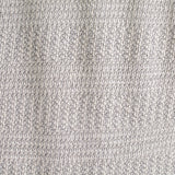 Light Grey Heathered-Marl Chunky Knit, Cotton-Poly