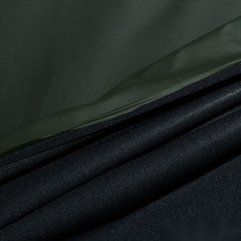 100% Polyester Knit Fabric, 200 gsm, 148 cm — Black