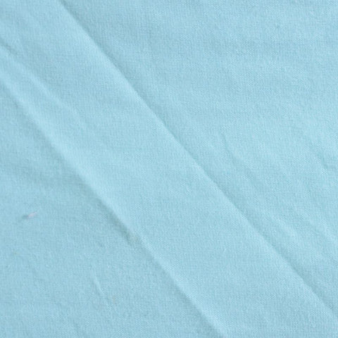 Brushed Viscose Stretch Jersey Knit Fabric, 200 gsm, 168 cm — Blue