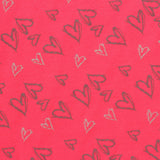 Grey Heart French Terry, Cotton