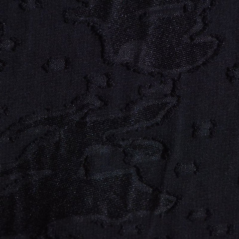 Black Tone-on-Tone Chiffon, Polyester