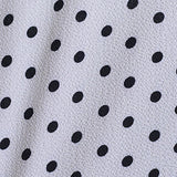 Black Dots Chiffon, Polyester — texture
