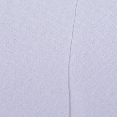 Jacquard 100% Polyester Chiffon Fabric, 80 gsm, 147 cm — White
