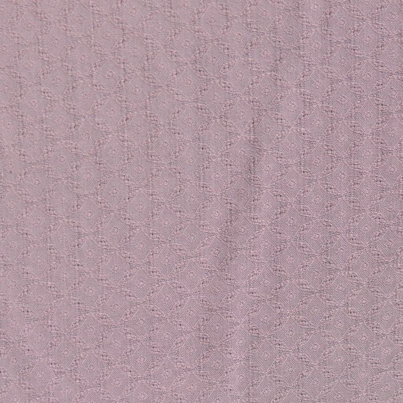 Pink Tone-on-Tone Diamond Jacquard, Viscose
