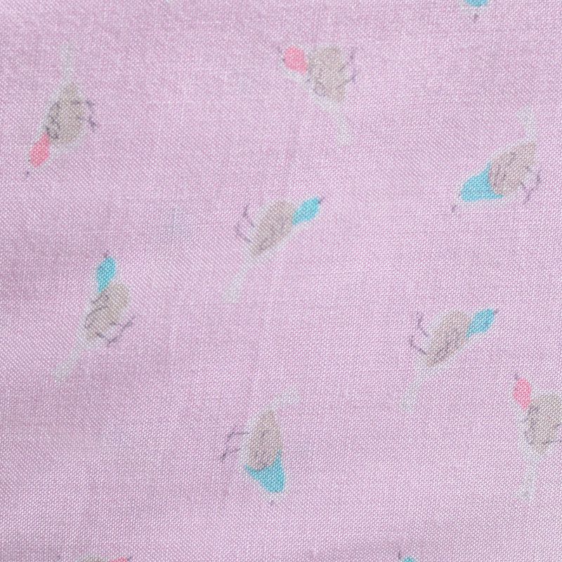 Grey Birds Woven, Viscose