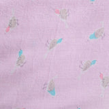 Grey Birds Woven, Viscose