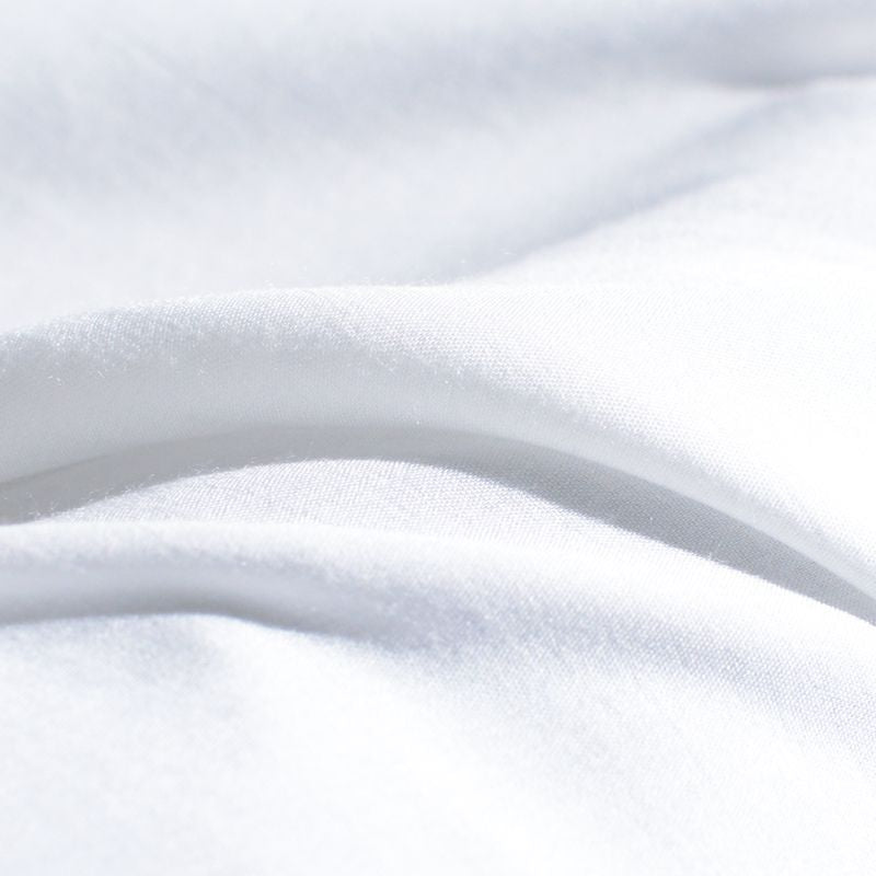100% Viscose Sateen Fabric, 90 gsm, 142 cm — White