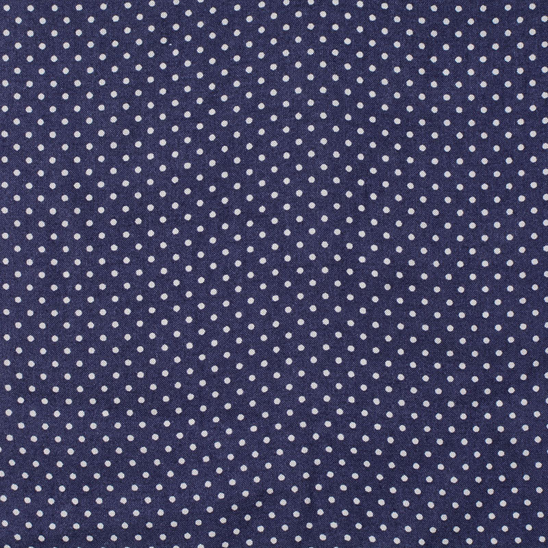 White Dots Woven, Viscose, 75 gsm, 142 cm, ref EF-3722