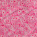 Pink Flowers Woven, Viscose, 120 gsm