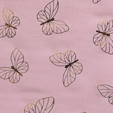 Gold Butterflies Woven, Viscose — texture