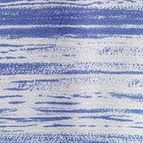 Blue Horizontal-Stripe Crepe, Viscose — texture