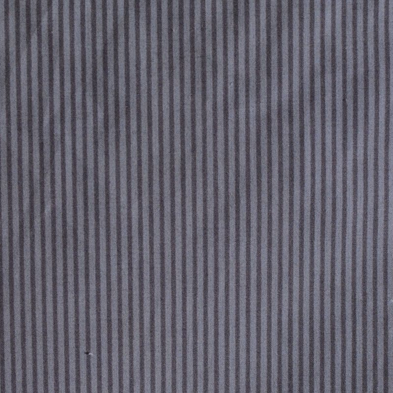 Grey Stripes Poplin, Poly-Cotton