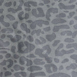 Grey Leopard Twill, Cotton