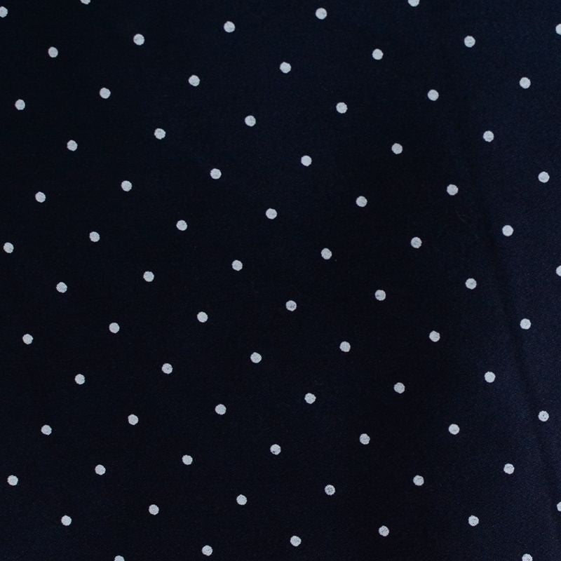 White Dot Sateen, Cotton