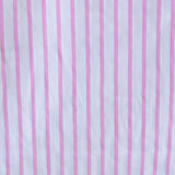 Pink Vertical-Stripe Woven, Poly-Cotton