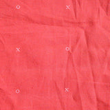 100% Cotton Poplin Fabric, 115 gsm, 147 cm — Red — texture