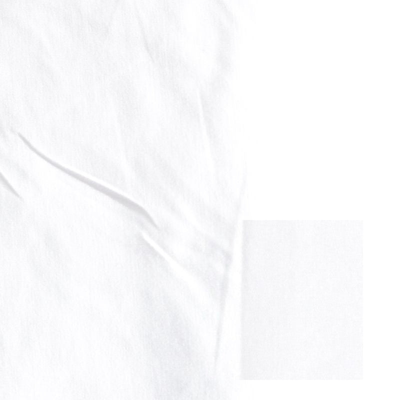 Cotton Stretch Poplin Fabric, 115 gsm, 147 cm — White