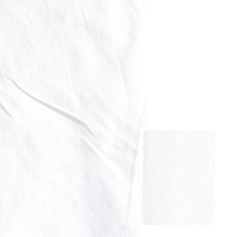 Cotton Stretch Poplin Fabric, 115 gsm, 147 cm — White
