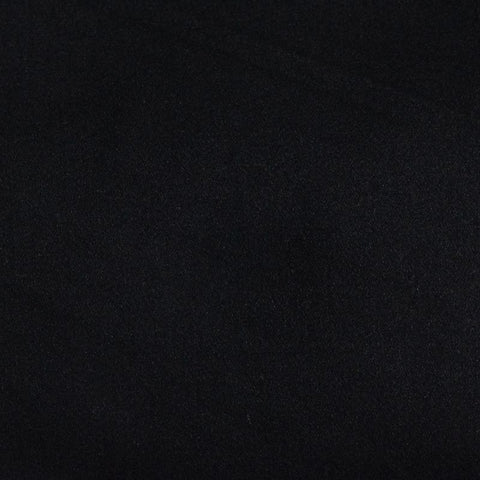 Cotton Stretch Sateen Fabric, 195 gsm, 147 cm — Black