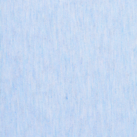 Light Blue Marl Jersey Knit, Poly-Linen, 135 gsm
