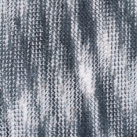 Charcoal Abstract French Terry, Poly-Acrylic