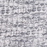 Grey Marl Rib Knit, Cotton-Poly
