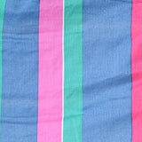 Blue Vertical-Stripe Woven, Cotton — texture