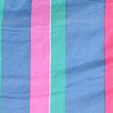 Blue Vertical-Stripe Woven, Cotton