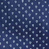 White Hearts Woven, Cotton