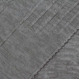 Grey Diamond Rib Knit, Polyester — photo 4