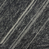 Light Grey Stripes Jersey Knit, Polyester — photo 4