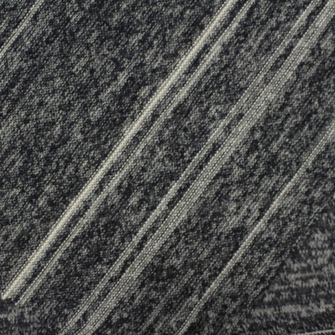 Light Grey Stripes Jersey Knit, Polyester