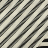Black Diagonal-Stripe Jersey Knit, Poly-Viscose — photo 4