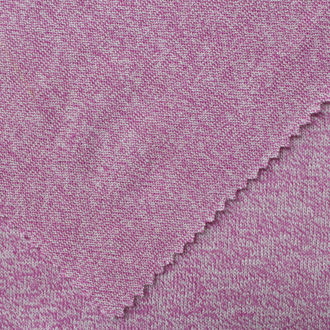 Pink Marl Chunky Knit, Polyester, 200 gsm
