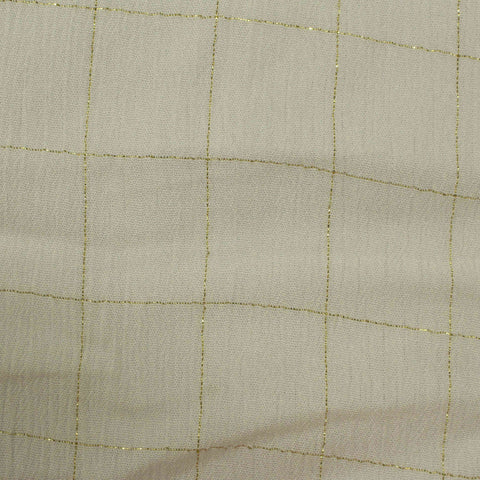 Gold Grid Woven, Viscose