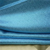 Polyester Viscose Metallic Woven Fabric, 140 gsm, 145 cm — Blue