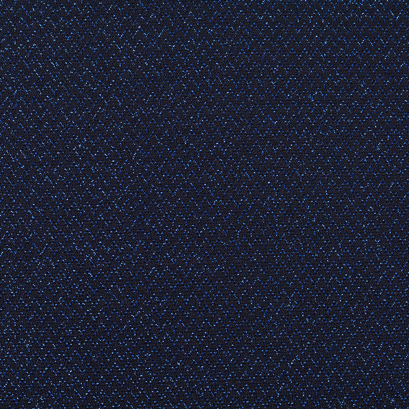 Jacquard Nylon Metallic Stretch Knit Fabric, 217 gsm, 148 cm — Black