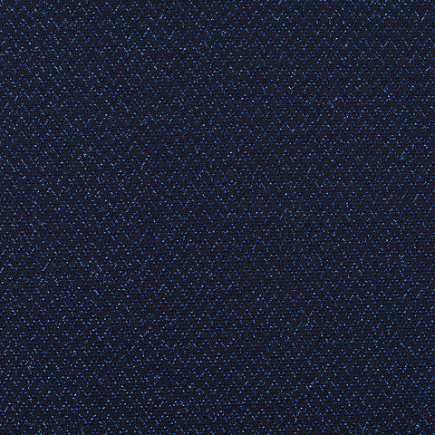 Jacquard Nylon Metallic Stretch Knit Fabric, 217 gsm, 148 cm — Black