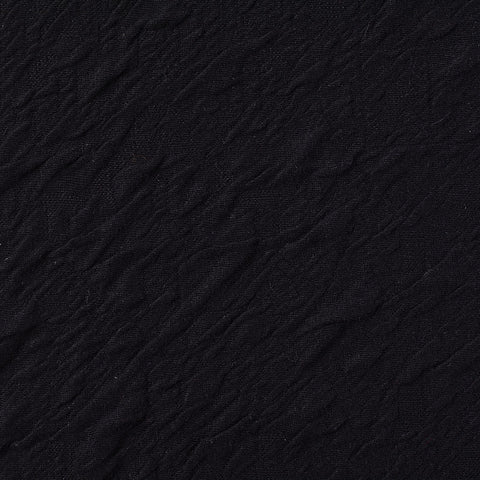 Jacquard Polyester Stretch Knit Fabric, 259 gsm, 154 cm — Black
