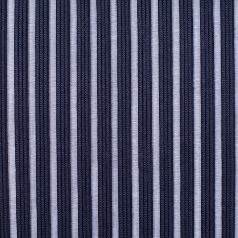 Navy Stripe Mesh, Polyester