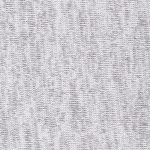 Light Grey Marl Interlock Knit, Polyester, 307 gsm